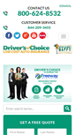 Mobile Screenshot of driverschoiceinsurance.com