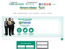Tablet Screenshot of driverschoiceinsurance.com